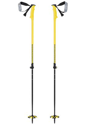 Batons de skis de randonnée ZAG jaune